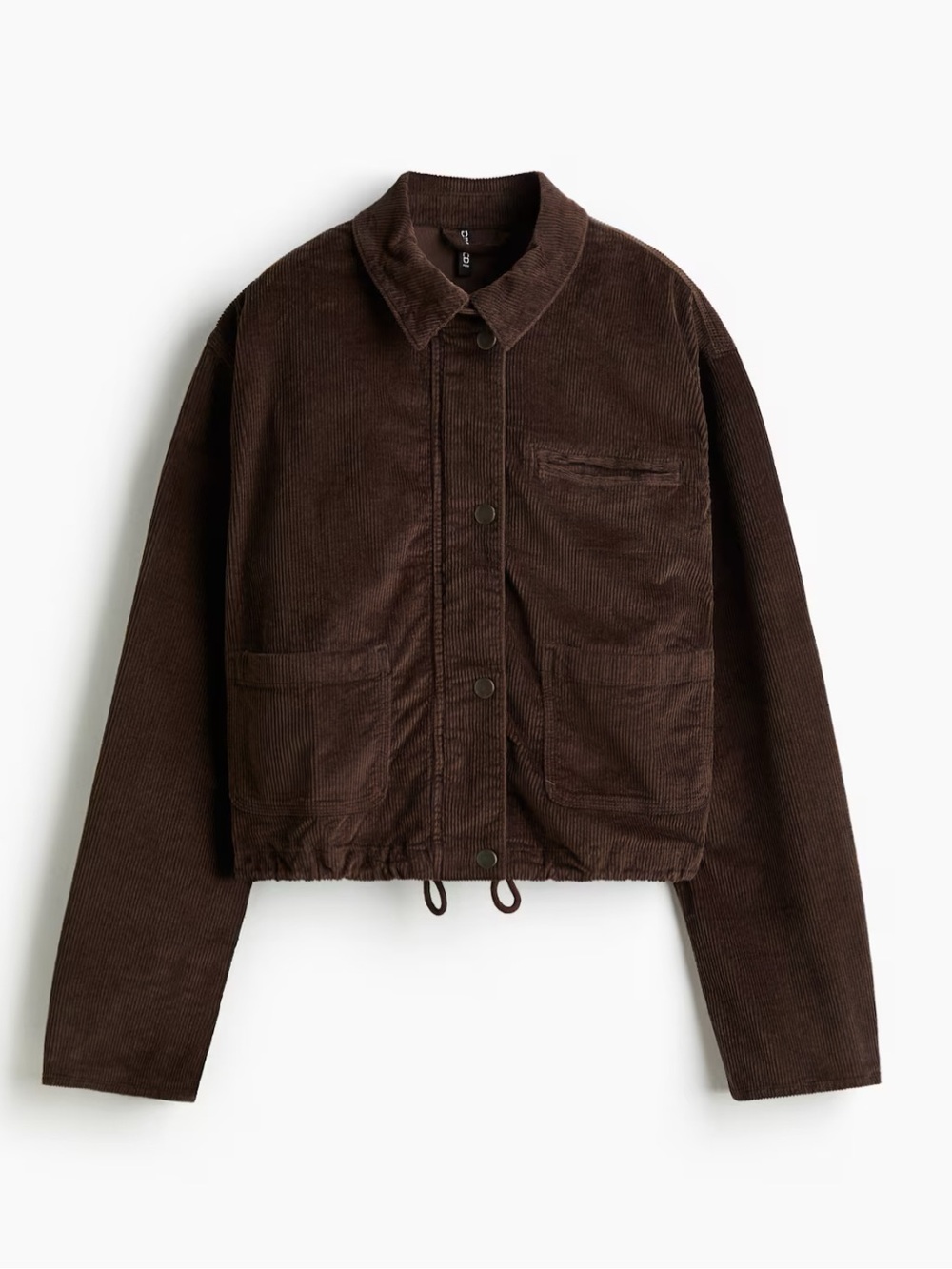 H&M Brown Corduroy Collar Jacket - Size XS fits like S